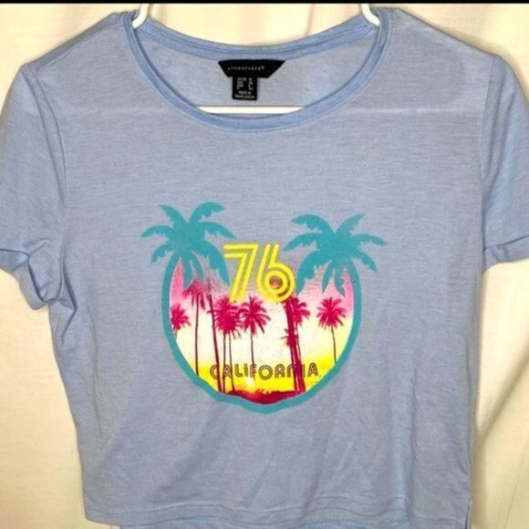 Atmosphere California Boxy Crop Top - Picture 1 of 2